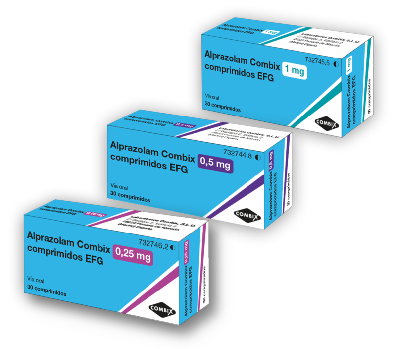 Alprazolam COMBIX EFG \u2013 Laboratorios Combix